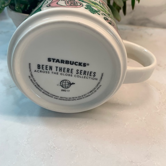 Starbucks New Orleans Souvenir Coffee Mug - Pink and Green - Picture 5 of 5
